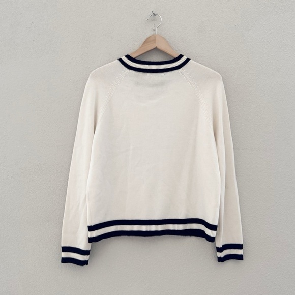 Alice + Olivia Albina LOVE Sweater RARE HTF Pullover Crew Wool Classic Novelty S - Picture 6 of 15